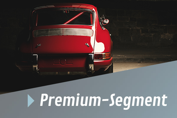 Werkstatt auto roter oldtimer premium segment